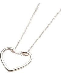 Posh Totty Designs - Sterling Heart Ring Holder Necklace - Lyst