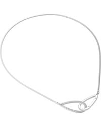 Lucy Quartermaine - Solid Sterling Large Linked Petal Pendant - Lyst