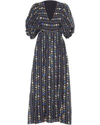 Rose & Nancy - Kiri Floral Printed Maxi Dress - Lyst