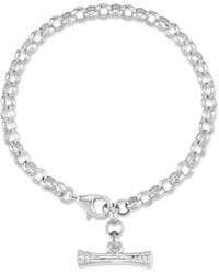 Dower & Hall - Adjustable Nomad T-Bar Chunky Chain Bracelet - Lyst