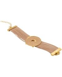 Nart Nature Making Art - The Spiral Buriti Natural Fiber Bracelet - Lyst