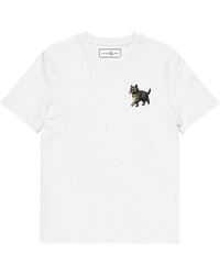 Anchor and Crew - Cool Cat Actual Life Organic Cotton Embroidered T-Shirt - Lyst