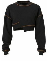 Gao Republic - Crop Sweatshirt - Lyst