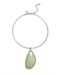 Jaredjamin - Afterglow Celadon Pendant Necklace - Lyst