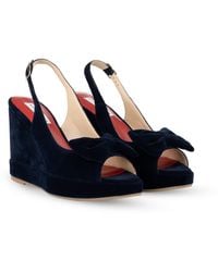 Rosamund Muir London - Rignana Velvet Wedges - Lyst