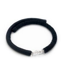 WAIWAI - Leather Choker With Clear Quartz Crystals - Lyst