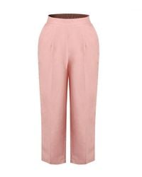 Smart and Joy - Straight Linen Pants - Lyst