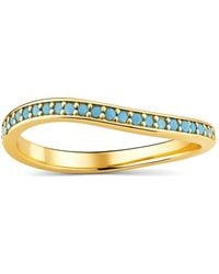 Kylie Harper - Petite Wave Band Ring - Lyst
