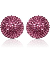 PINAR OZEVLAT - Disco Pebble Earrings Rose - Lyst