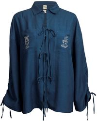 Em & Shi - Olympia Embroidered Shirt - Lyst