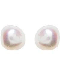 Ora Pearls - Baroque Pearl Studs Earrings - Lyst