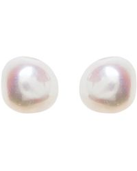 Ora Pearls - Baroque Pearl Studs Earrings - Lyst