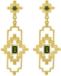 Zoe & Morgan - Munay Earrings Chrome Diopside - Lyst