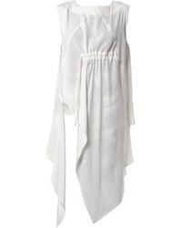 Metamorph - Asymmetric Tunic Top With Linen - Lyst