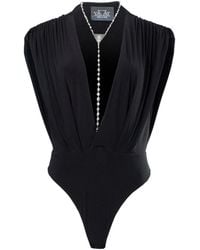 Vazaf - Cut Of Diamonds Bodysuit - Lyst