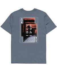 Anchor and Crew - Dark Heather Four Japan Gurafiku Organic Cotton T-Shirt - Lyst