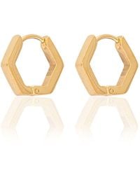 A Weathered Penny - Beau Huggie Hoops - Lyst