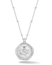 Dower & Hall - Thistle Talisman Necklace - Lyst