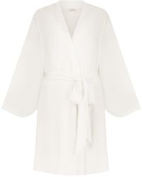 Creme Loungewear - Vanilla Robe - Lyst