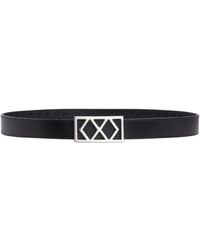 PLACE OF ELMS - Double Diamond Reversible Leather Belt - Lyst
