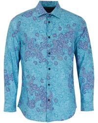 lords of harlech - Nigel Montgat Paisley Shirt - Lyst