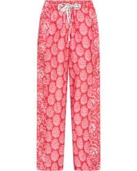 NoLoGo-chic - Mix Match Cosmos & Bonbon Trousers Cotton Multi - Lyst