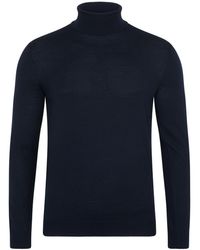 Paul James Knitwear - Extra Fine Merino Wool Weston Roll Neck Jumper - Lyst