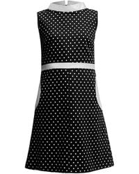 Rumour London - Audrey Polka Dot Dress With High Neckline - Lyst