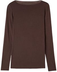 Cove - Boat Neck Modal Cashmere Base Layer - Lyst