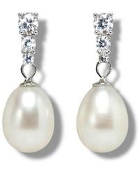Ninemoo - Givre Drop Pearl Earrings - Lyst