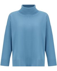 Peraluna - Wide Roll Neck Knitwear Pullover - Lyst