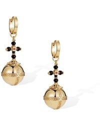 Retro Chic - Globus Cruciger Earrings - Lyst