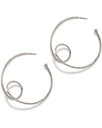 Jaredjamin - Loop-De-Loop Hoop Post Earrings - Lyst