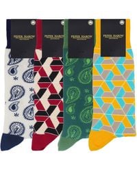Peper Harow - Made in England - Vertex & Paisley Socks – Bundle - Lyst