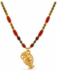 Ormiro - Sunkeeper Amphora Carnelian Beaded Necklace - Lyst