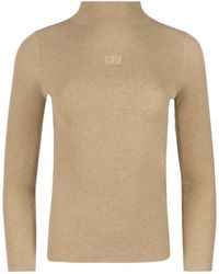 Lou&Up (Formerly Loup Clothing) - Emblem Tan Turtleneck - Lyst