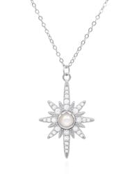 Luna Charles - Heidi North Star Birthstone Necklace Sterling June - Lyst