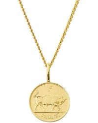 Katie Mullally - Irish Shilling Coin & Chain - Lyst