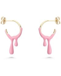 Dolcetto Designs - Gelato Raspberry Hoop - Lyst
