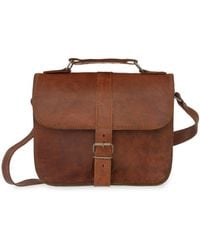 VIDA VIDA - Vida Vintage Mini Leather Day Bag - Lyst
