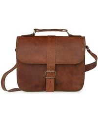 VIDA VIDA - Vida Vintage Mini Leather Day Bag - Lyst
