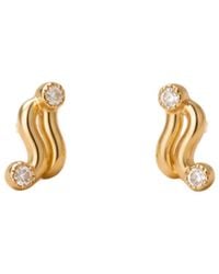 Lily Flo Jewellery - Almost Went The Other Way Diamond Stud Earrings - Lyst