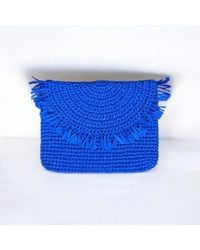 Springmoonatelier - Handmade Raffia Mini Bag – - Lyst