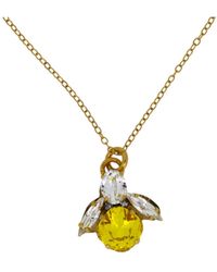 Vickisarge - The Bee Necklace - Lyst