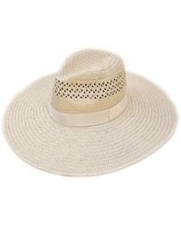Nooki Design - Neutrals Beth Oversized Fedora Hat - Lyst