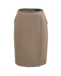 Smart and Joy - Straight Skirt With Stitched Folds - Lyst
