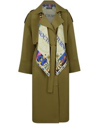 Nocturne - Double Breasted Trench Coat - Lyst