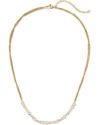 Potoska - Malvo Maxi Crystal Chain Necklace - Lyst