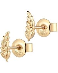 Larisa Beaumont - Dainty Wheat Stud Earrings - Lyst