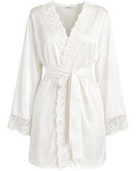 Reve Sleepwear - Silk Robe - Lyst
